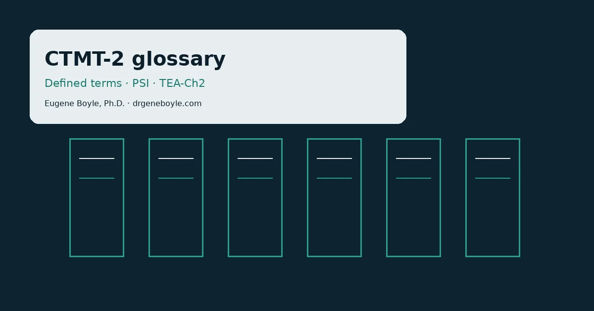 SEO GEO AEO hero: Glossary of CTMT-2, processing speed, selective attention and everyday attention terms